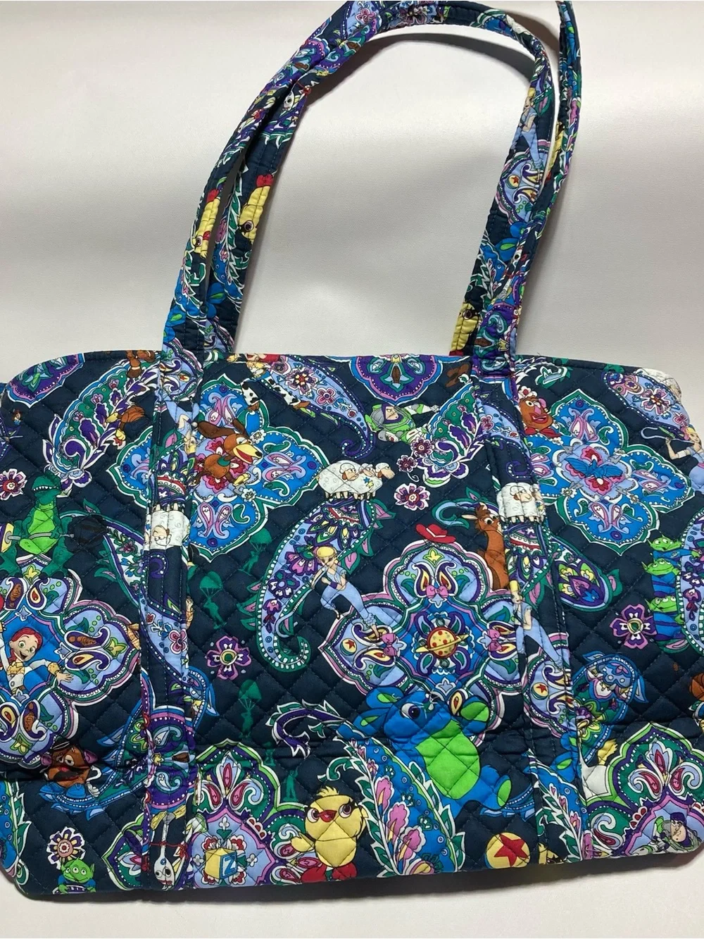 Vera Bradley Limited Edition Disney Pixar Toy Story Quilted Tote Bag Andy's Room